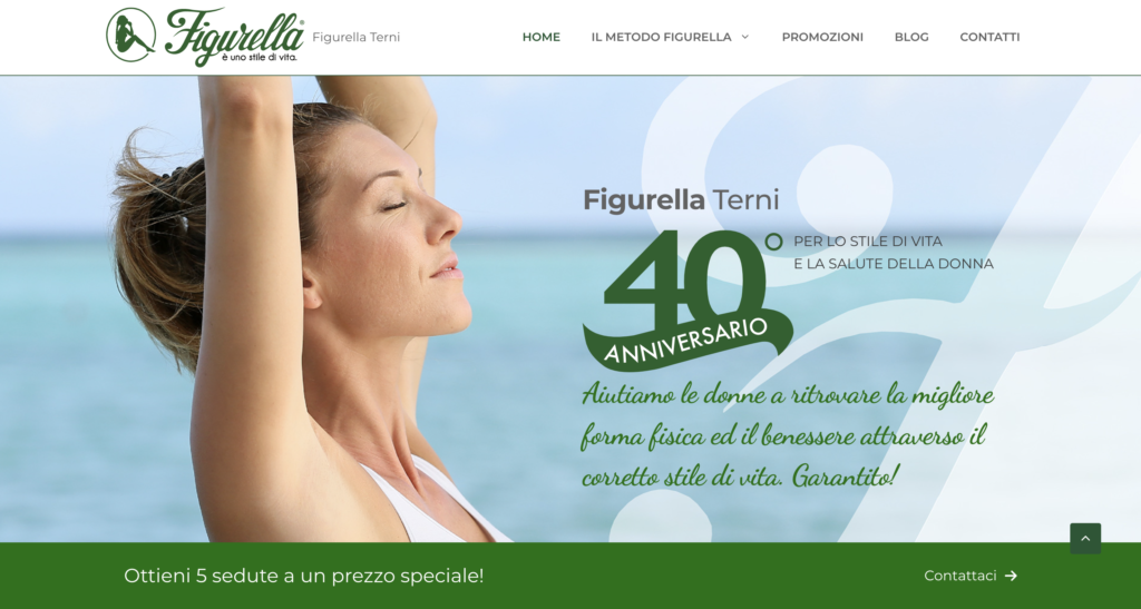 Immagine del sito Figurella Terni realizzata da Elion Web Designer Terni