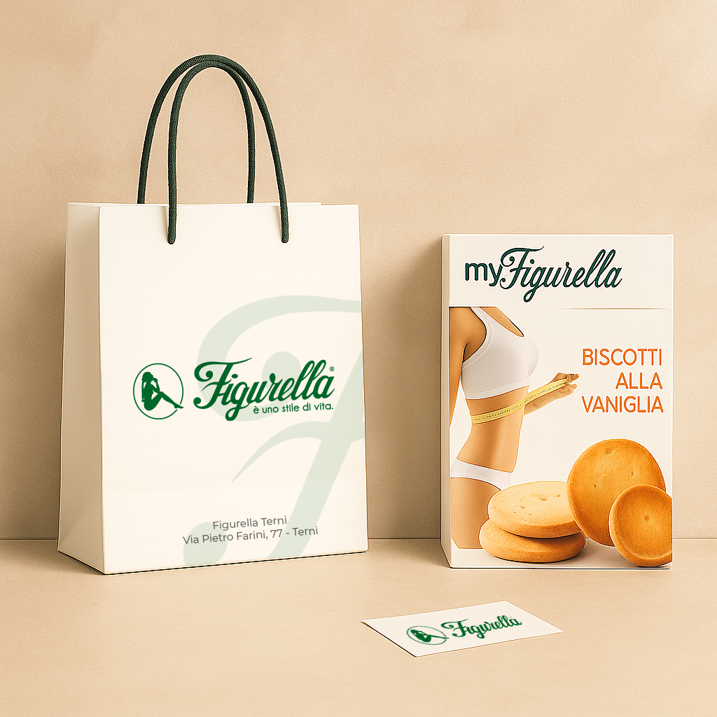 Realizzazione e stampa Shoppers Figurella Terni realizzata da Elion Web Design