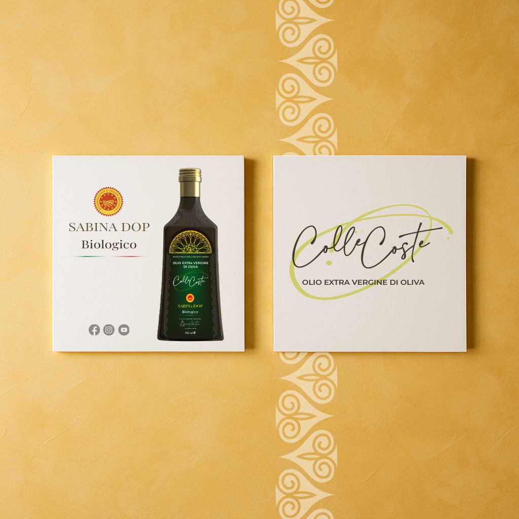 Logo Colle Coste Mockup marchio realizzato da Elion Web