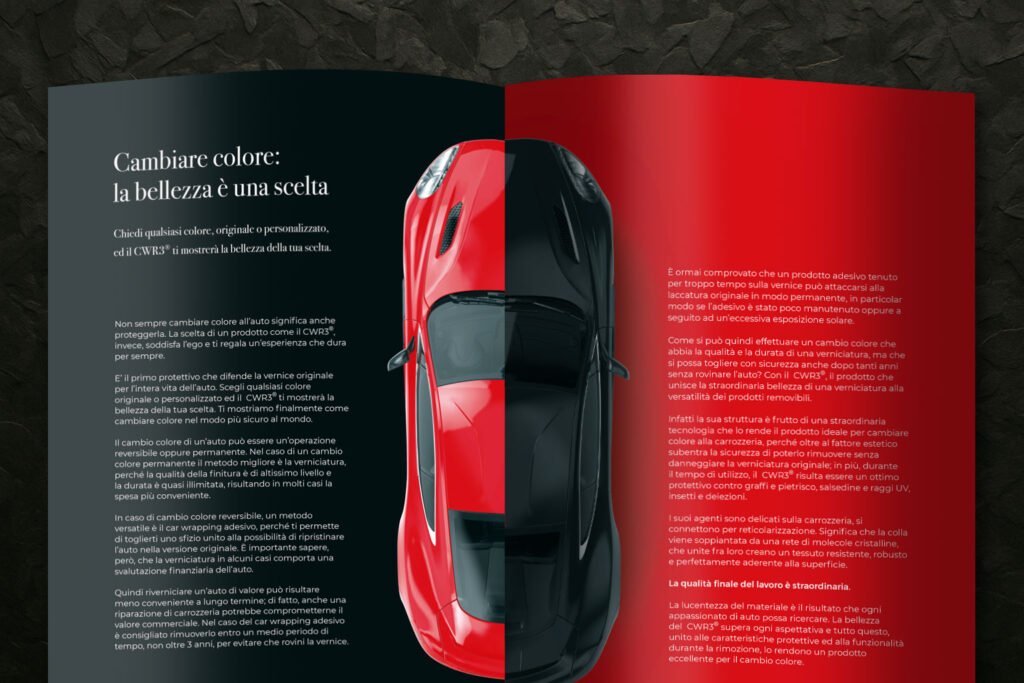 Interno brochure design per wecanpro realizzata da Elion Web Design